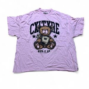 Popular Poison Pink teddy bear graphic tee size 2XL